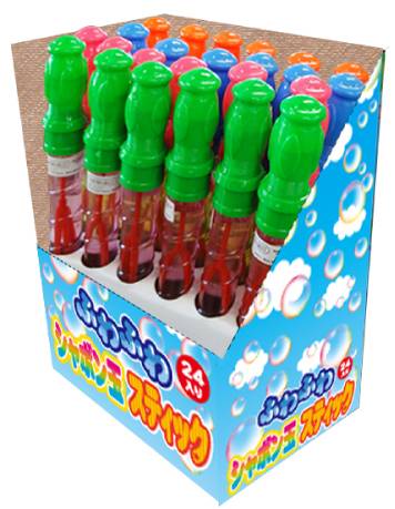 しゃぼん玉スティック　1ロット48個(64円/個)