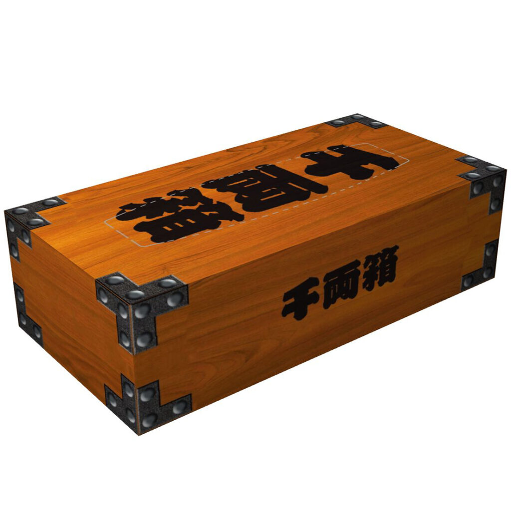 ミニ千両箱ボックスティッシュ　1ロット400個(35円/個)