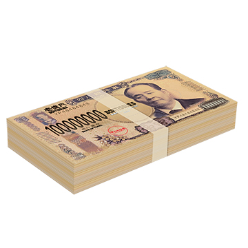 壱億円ボックスティッシュ　1ロット300個(67円/個)